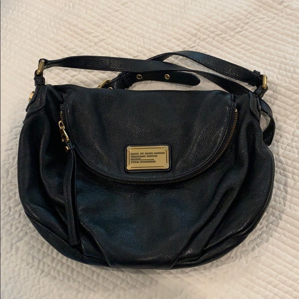 Marc Jacobs Black/Gold Natasha Crossbody